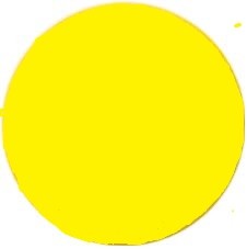 Scheibe, Tough-Mark™Circle Gelb