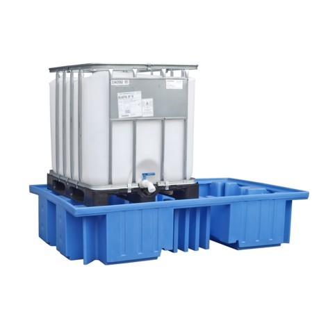 Auffangwanne 2 IBC ohne Gitterrost (DIBt)