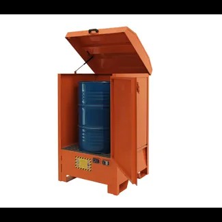 Fasslagerung im Freien EDL Sall Orange 2 x 200 Liter Fässer