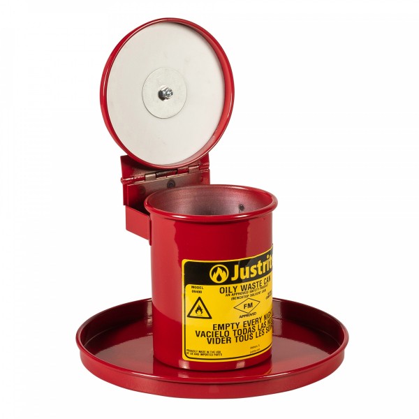 Benchtop Solvent Safety Can für Applikatoren mit langer Baumwollspitze,elbstschließender Deckel,1,7